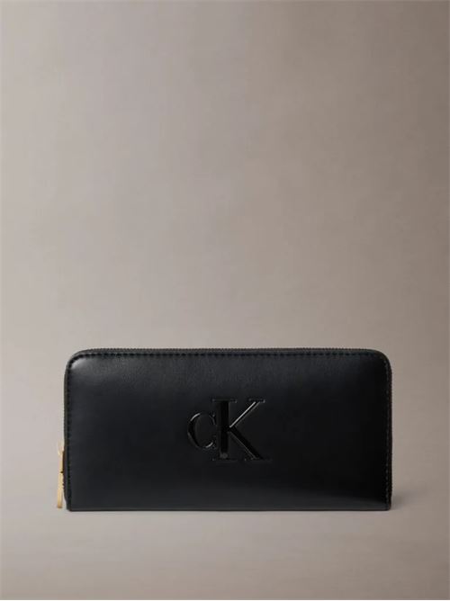bold ck long zip around CALVIN KLEIN | LV04F1077GUB1